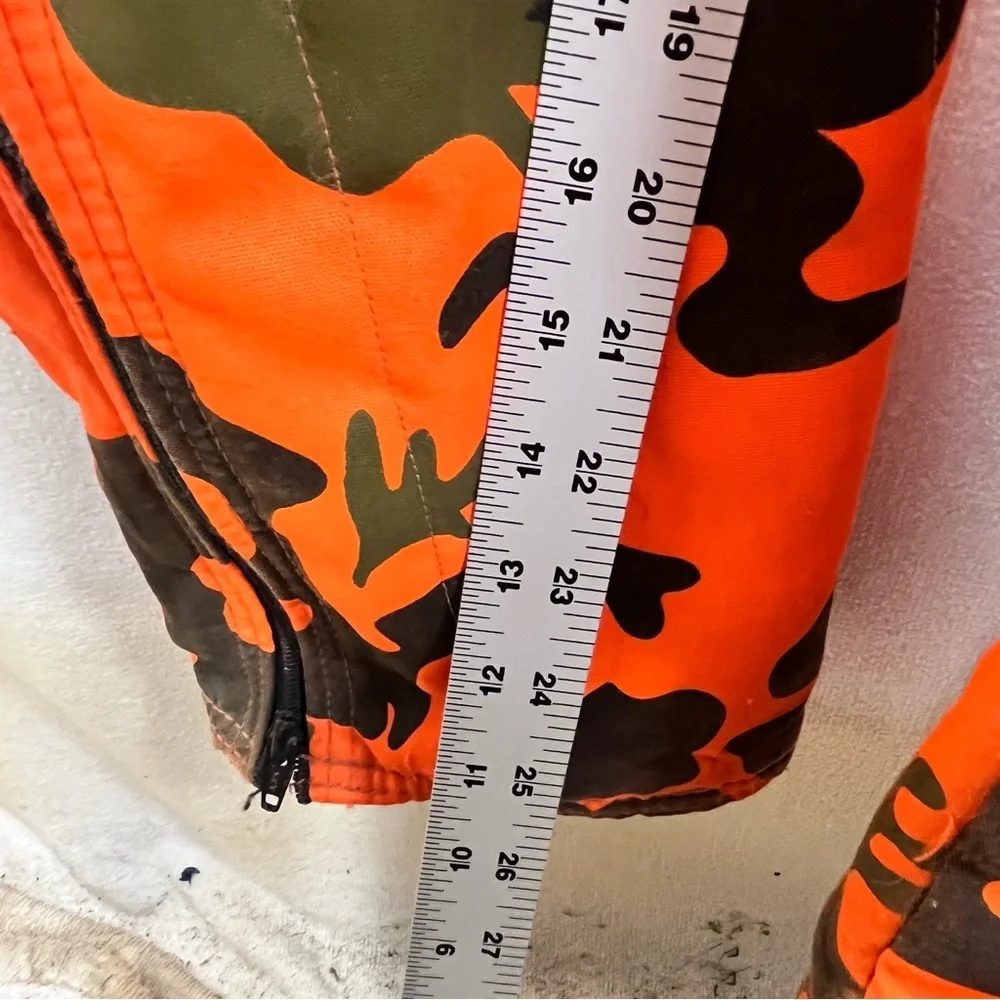 SafTBak Orange Camo Hunting Overalls Boys L Hunt‎ outdoors Winter